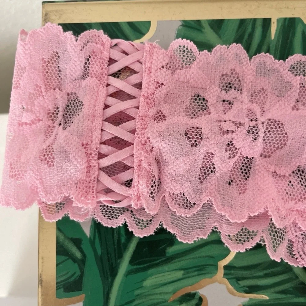 New Victorias Secret Pink Floral Sexy Thong Panty